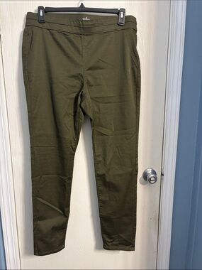 Soho Olive Green Women's Stretch Leggings